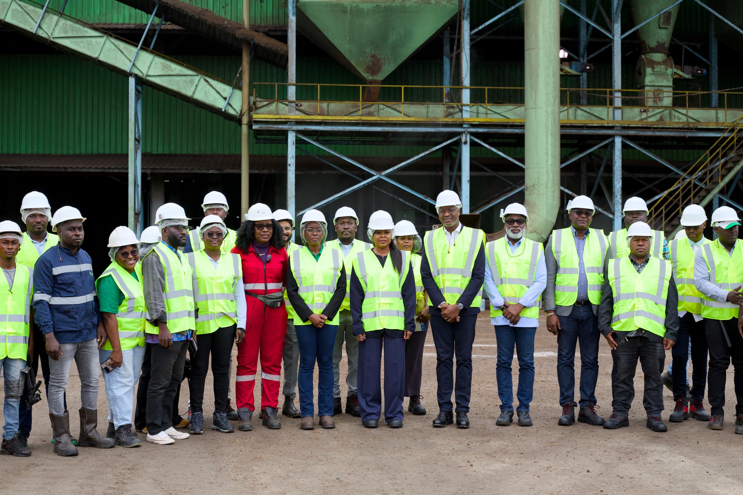 Olam Palm Gabon accueille la Ministre Gninga Chaning Zenaba sur ses sites