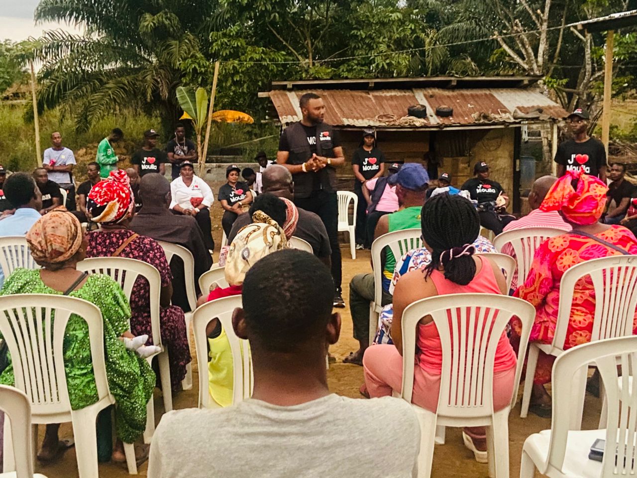 Scrutins du 27 septembre : Charment Bivouli lance sa campagne par Bavanga 2 (Mouila)